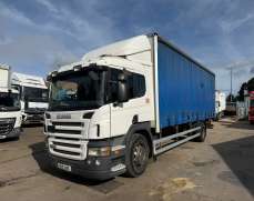2011 Scania P230 4x2 18 Ton Curtainsider